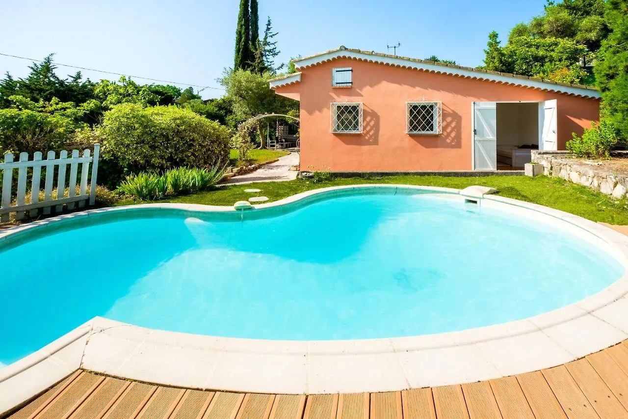 Villa Magalinette - Maison Pour 4 Avec Piscine Mougins France